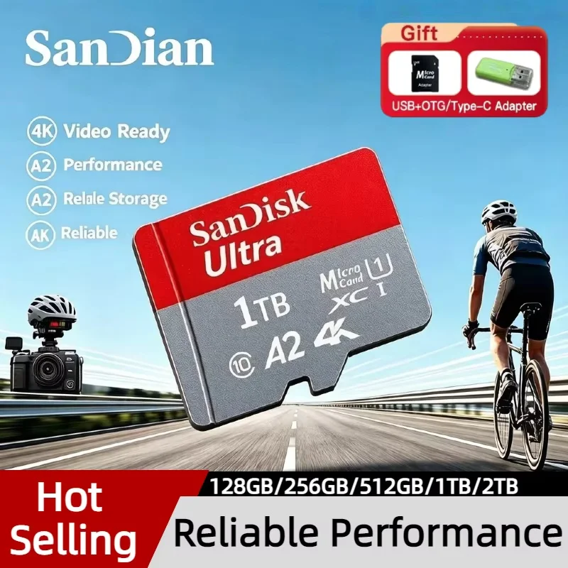 Micro TF SD Card, 128GB, 4K Video, Class 10, High Speed, Stable Memory, Phone, MP3, Camera, Ultra Core, Premium Storage.