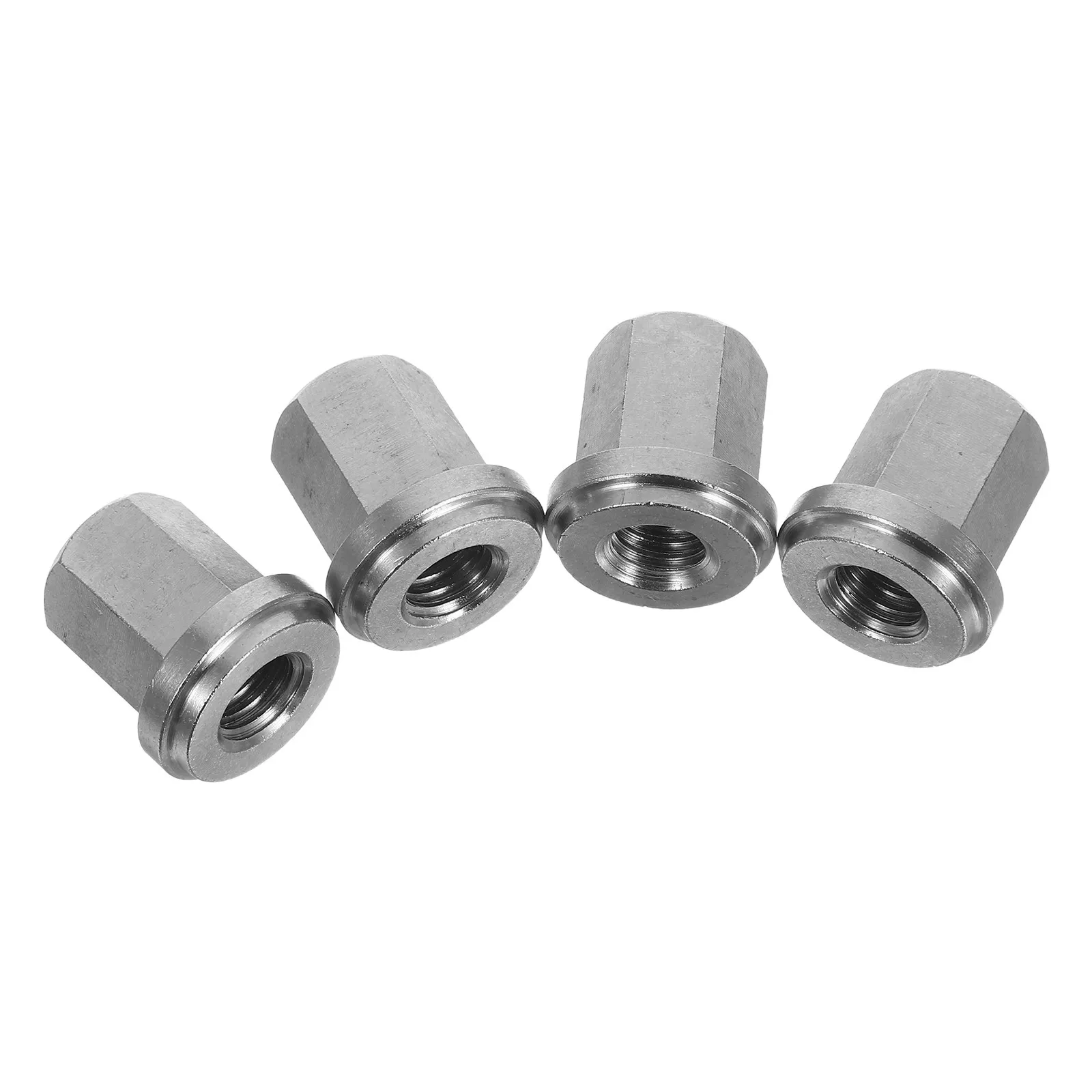 4Pcs Battery Nuts Stainless Steel Closed Nuts High Precision Fit Heavy-Duty Automotive Terminal Accessories for Truck Battery