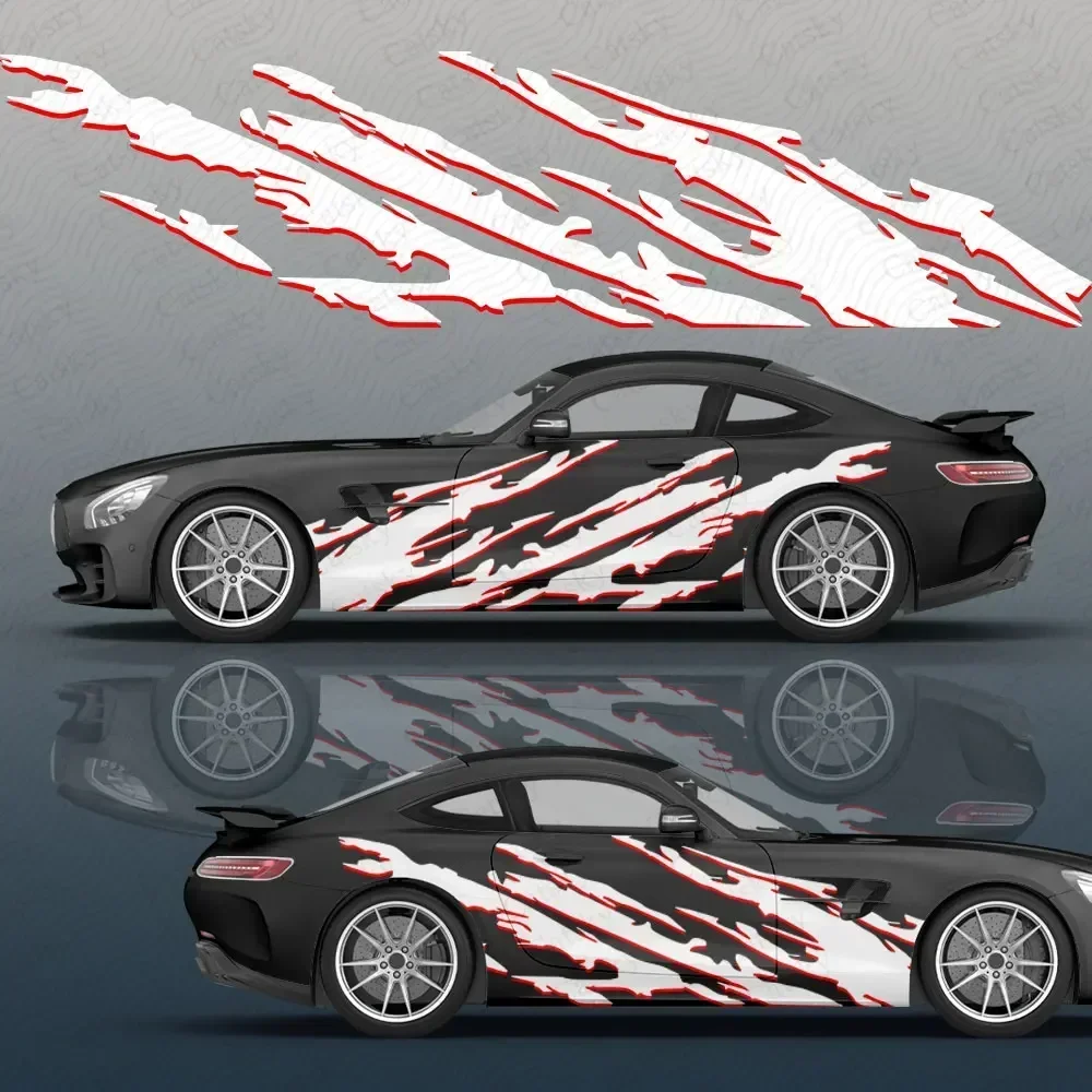 mud splash Car Decal Protective Film Vinyl Itacar Racing Side Graphics Wrap Accessories Spray Paint auto Stickers