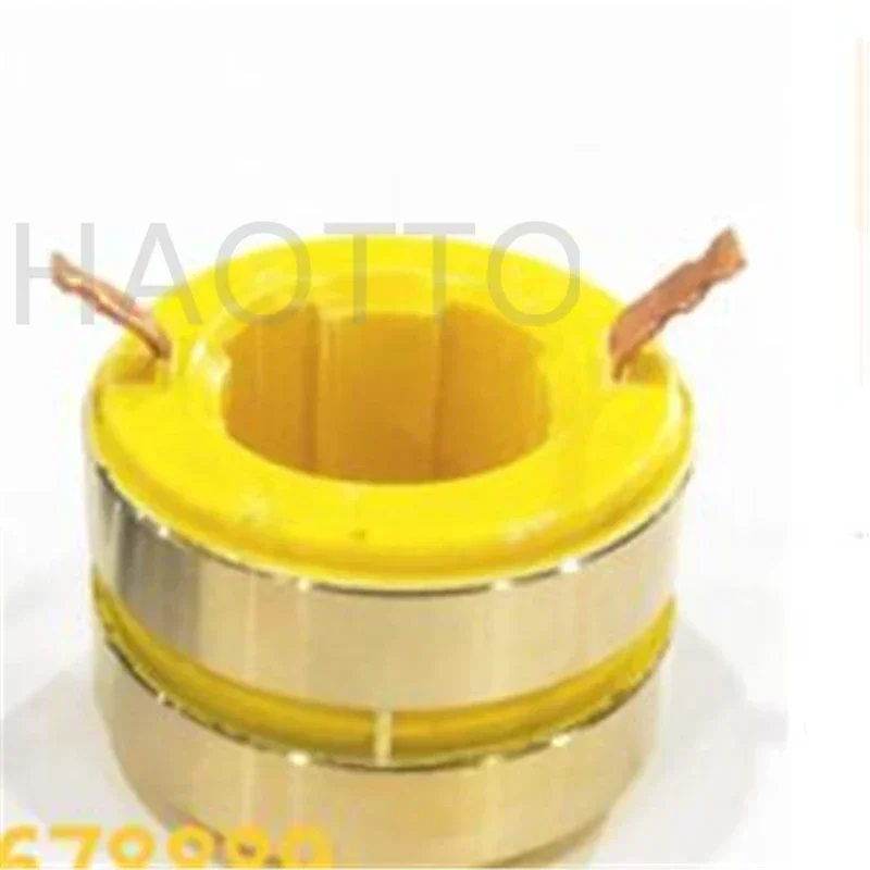 Two Ring 2-way Collector Ring Conductive Slip Copper Ring 15 19 20 21 22 30 Carbon Brush Assembly Generator Accessories 2026 Yea