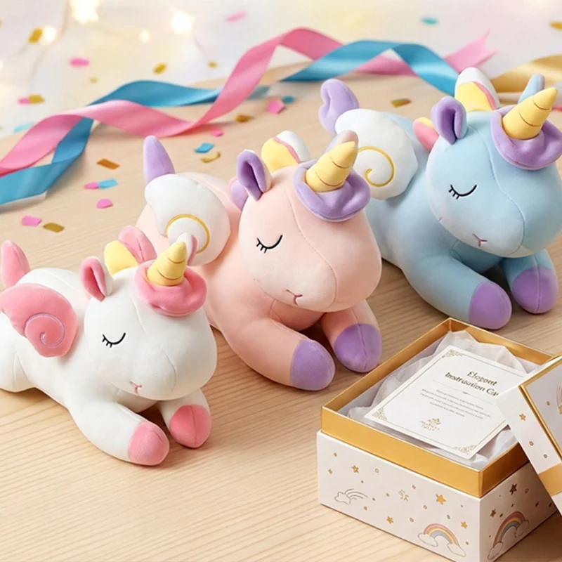 

Cute Horse Plush 40-100cm Soft Stuffed Huggable Dolls Animal Acompany Toys Kawaii Children Girl Birthday Gifts