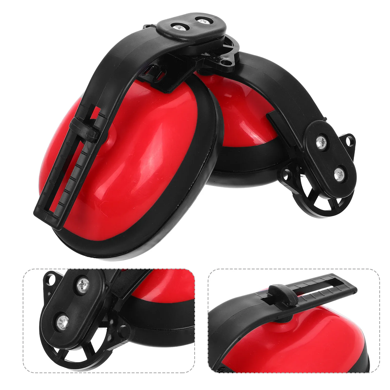 

1Pair Noise Reduction Safety Ear Muffs Adjustable Hard Hat Style Comfortable Over Ear Protection Hearing Protection Construction