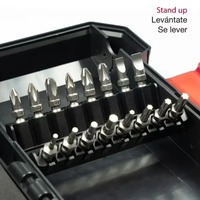 VESSEL 220USB-17C 17pcs Ball Grip Electric Screwdriver with PH2 Driver Bit Cordless USB Rechargeable Screwdriver Power Tool
