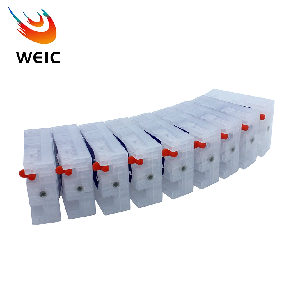 85 T8501-T8509 Empty Refill Ink Cartridge for Epson SureColor P800 SC-P800 Printers No Chip