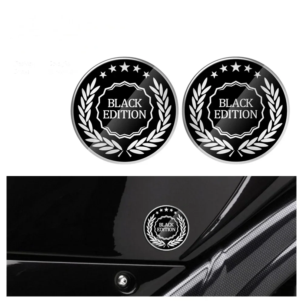 Motorcycle Ornamental For MP3 Vespa BMW X-ADV PCX T-MAX Scooter Sticker Black Edition Decals Motorcycle Decal