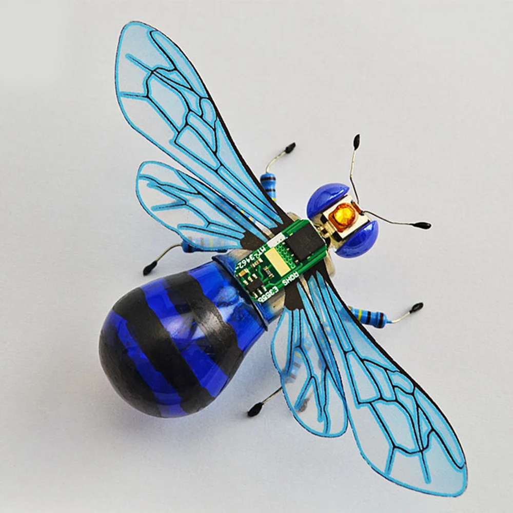 Modello di ape Macchinari in metallo Puzzle Giocattoli scientifici per bambini Kit di apprendimento tecnologico STEM fai-da-te Giocattoli educativi