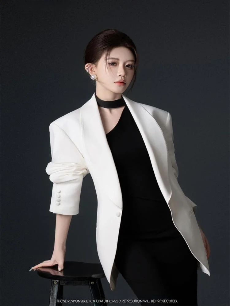 

Cool Sle Women's Suit Dr Portrait Photoaphy Studio Korean Magazine Sle Personal Image Photo Faion Art Clothing
