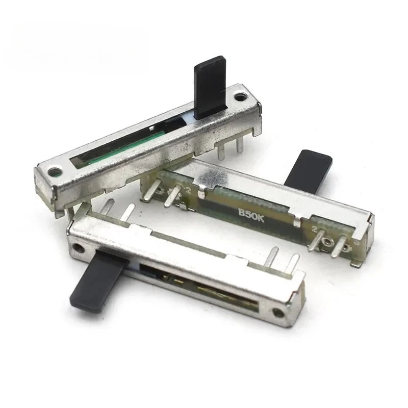 50Pcs Resistor B50K Ohm Potentiometer 50K Slide Adjustment for LC-5 Equalizer Repair Guitar Parts