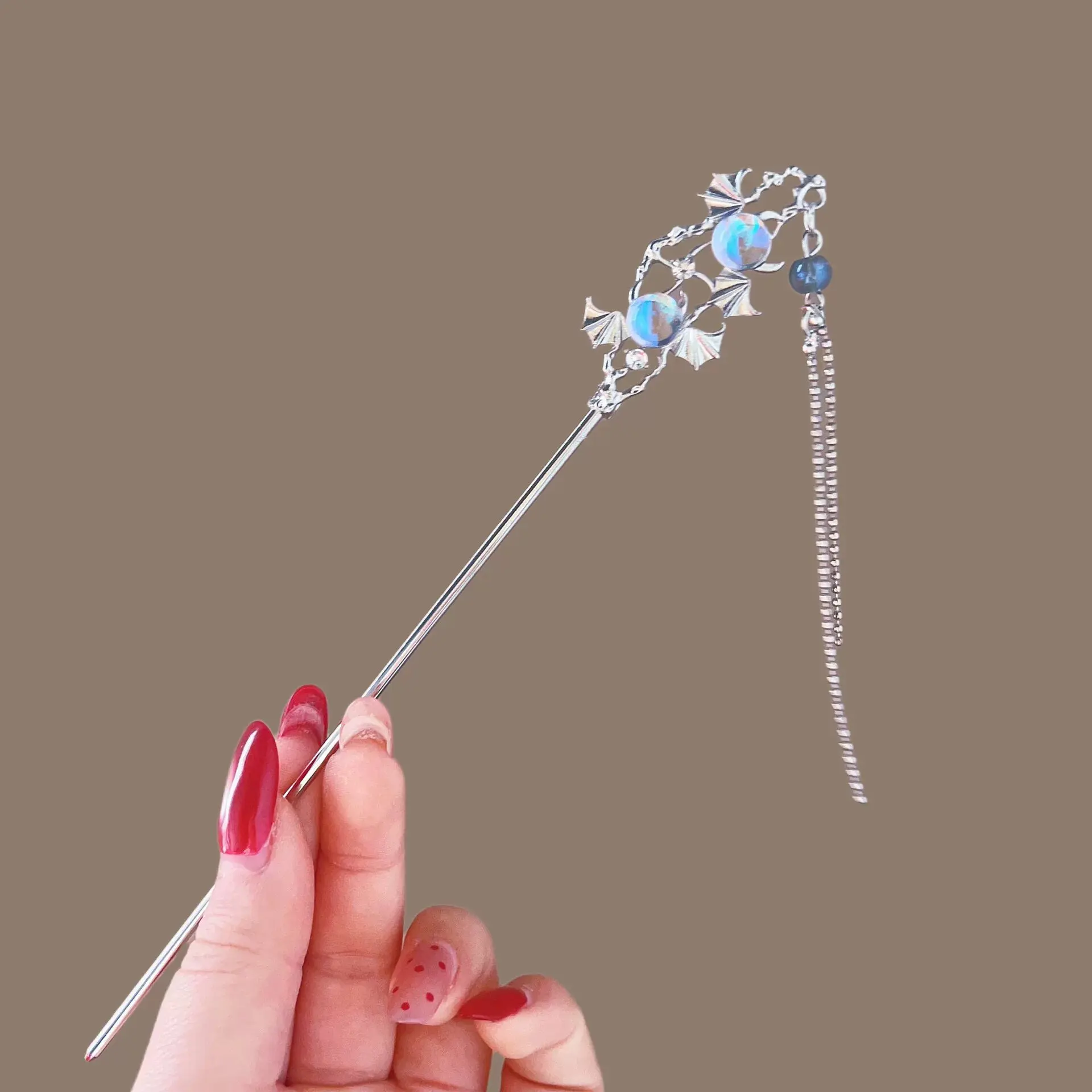 1Pcs French Hair Pins for Women Alloy Ocean Series Magic Grip Hairpins Hair Sticks Large Styling Pins Hair Accessories view 4
