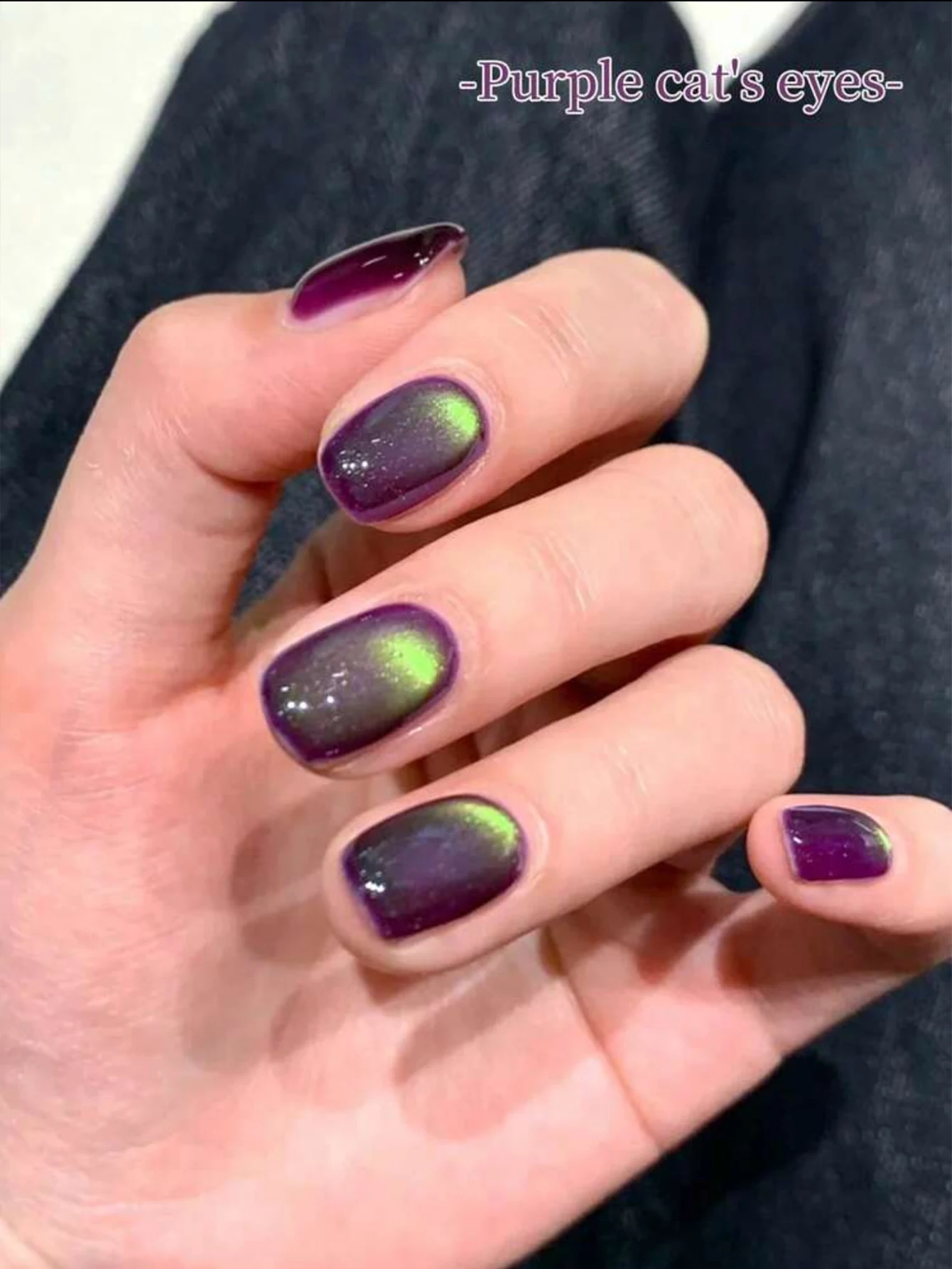 Esmalte de Uñas en Gel Ojo de  - Resin Art Purple reseña y precio