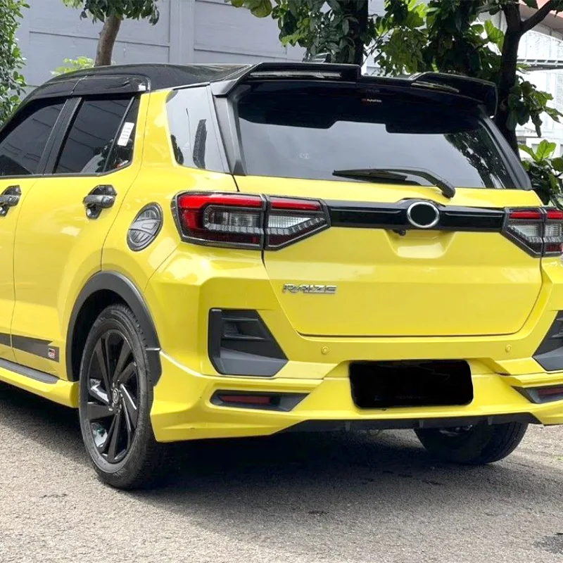 For 2022-2025 Toyota Raize Daihatsu Rocky Rear Roof Spoiler Wing ABS Body Kit Accessories