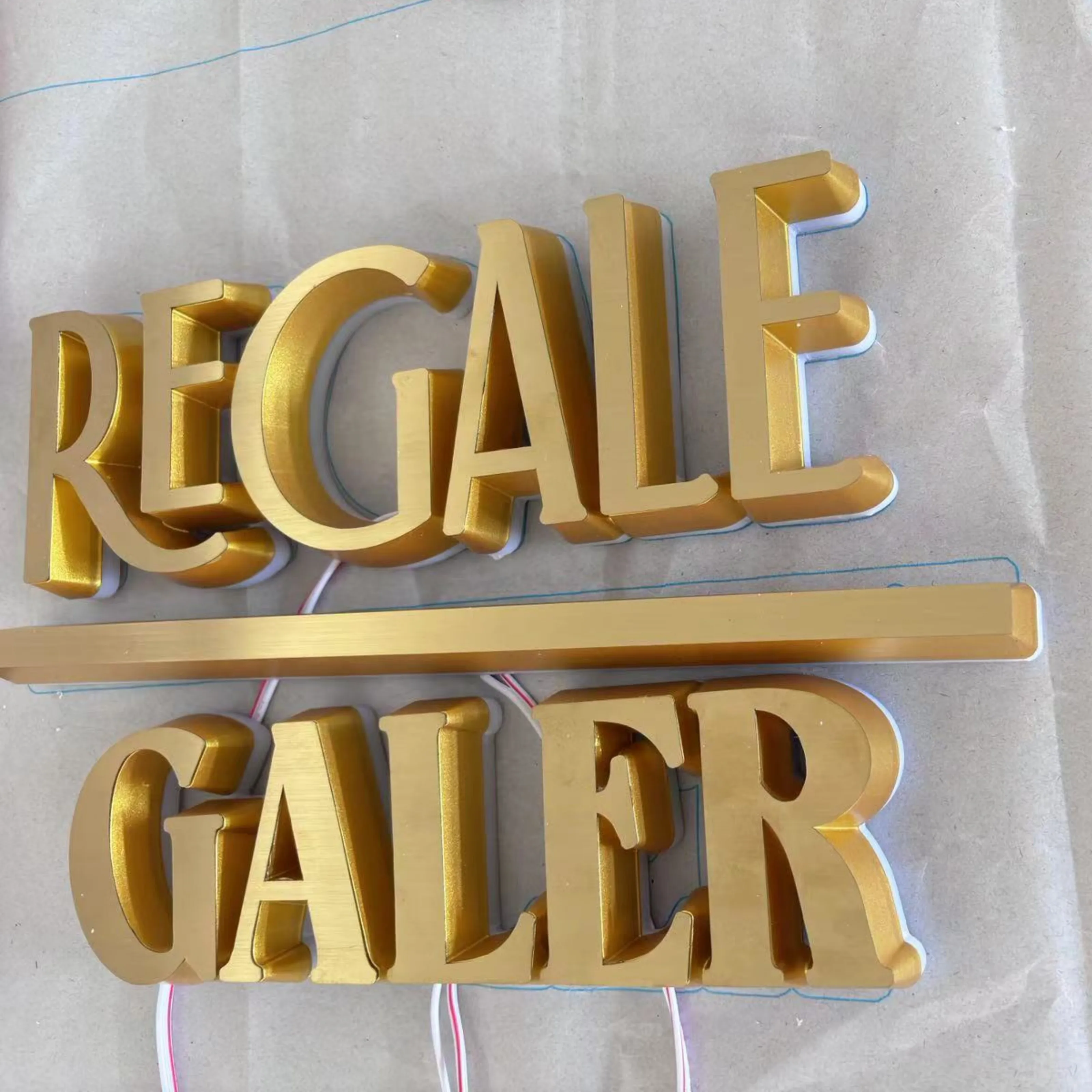 Customized Acrylic LED Tiny Letters Wall Decorative Alphabet Letters Business Logo Signs