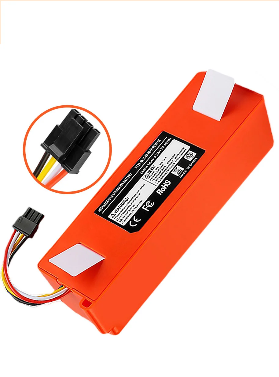 

New Battery For Xiaomi MIJIA 1st 2nd Generation 1S Sweeping Robot 14.4V 5200mAh Battery