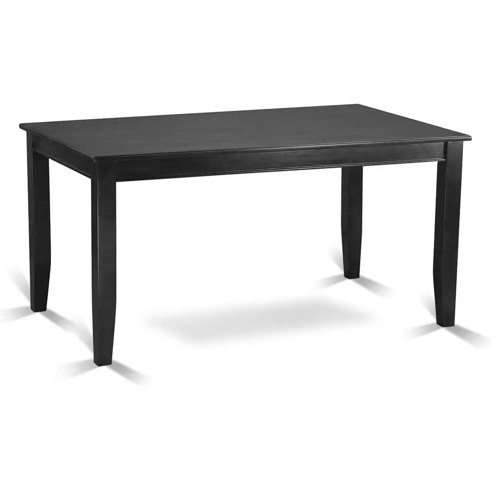 

DUTBLKT Dudley Kitchen Table a Rectangle Dining Table Top with Sturdy Legs, 36x60 Inch, Black