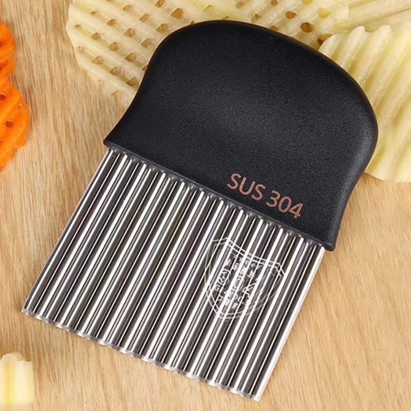 

Wolf Potato Slicer Stainless Steel Corrugated Potato Slicer French Fry Cutter