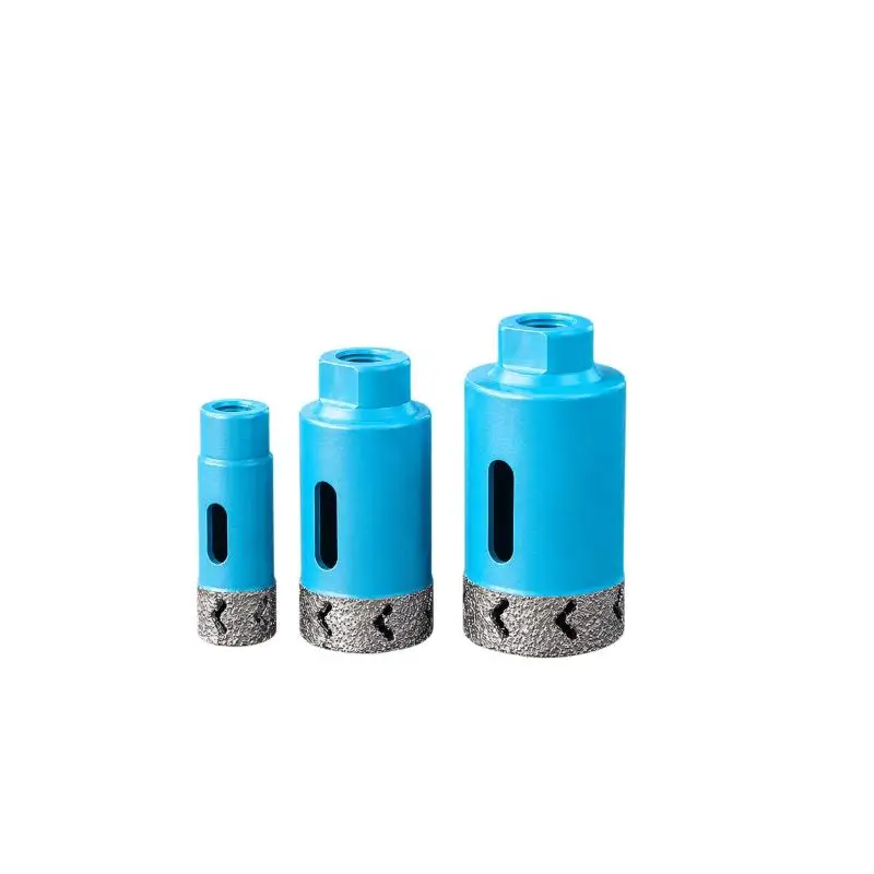 Diamond Coated Hole Saw Drill Bit Dry Wet Cutting High Precision Drilling Tool for Tile Glass Countertop Installation Work