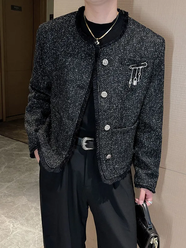 

Faionable ort Свободные наплечники Jaet Мужская осенне-зимняя верхняя одежда Повседневная Sli Универсальное полиэфирное волокно Без бренда