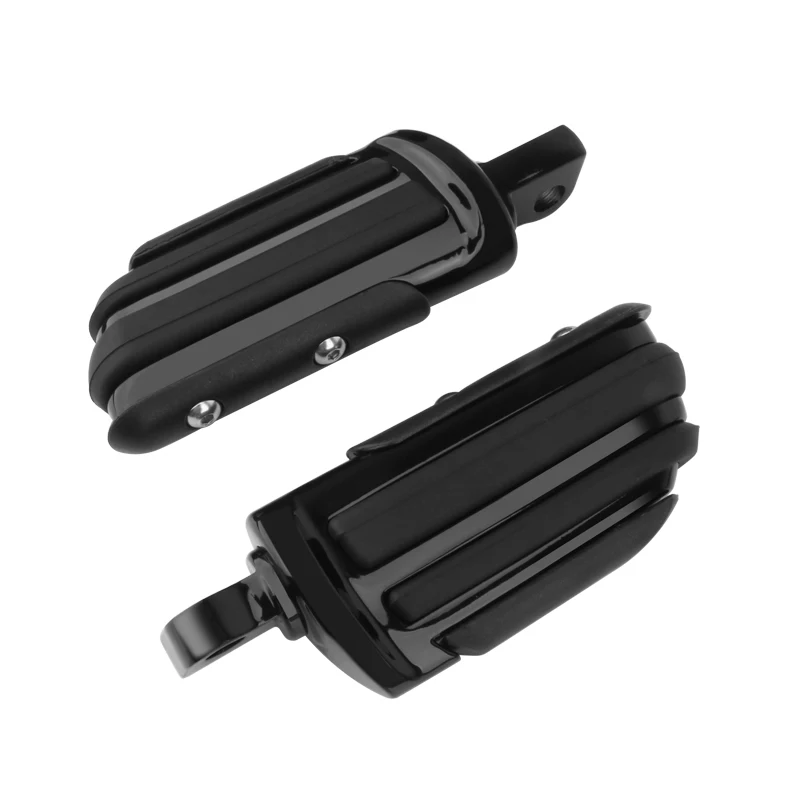 1 Pair Footpeg Motorcycle Passenger Rear Foot Peg Footrest For Harley Sportster Iron Touring Custom Dyna Fat Bob Softail Fat Boy
