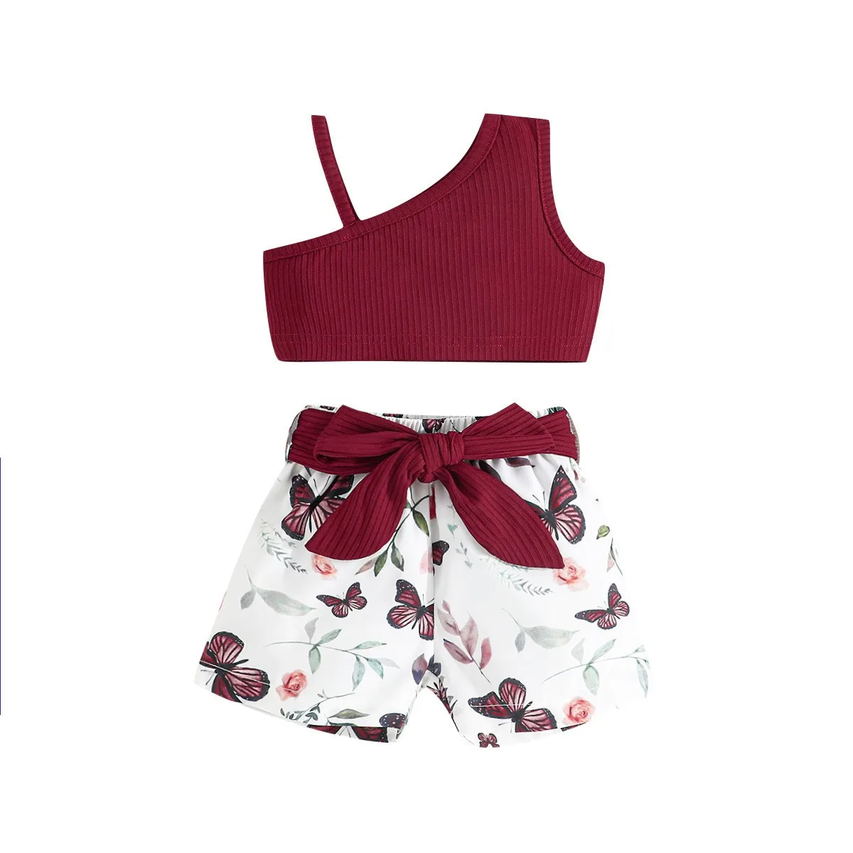 Summer Baby Sets for Baby Girl Blothes Children's top and Bottom Cothes Baby Outfit Set Babies Kids Baby Girl Set 6-24 Months