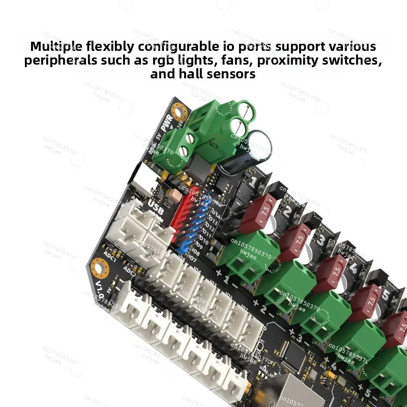 for FYSETC multi-functional hub board 6-channel CANBUS /USB 2.0/ power distribution expansion board 3D printer accessories