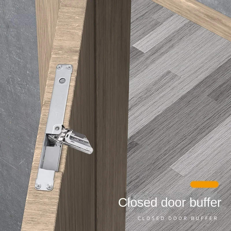 Invisible Door Hydraulic Buffer Spring Silent Door Closer Invisible  Home Interior Hidden  Wooden Door Closer