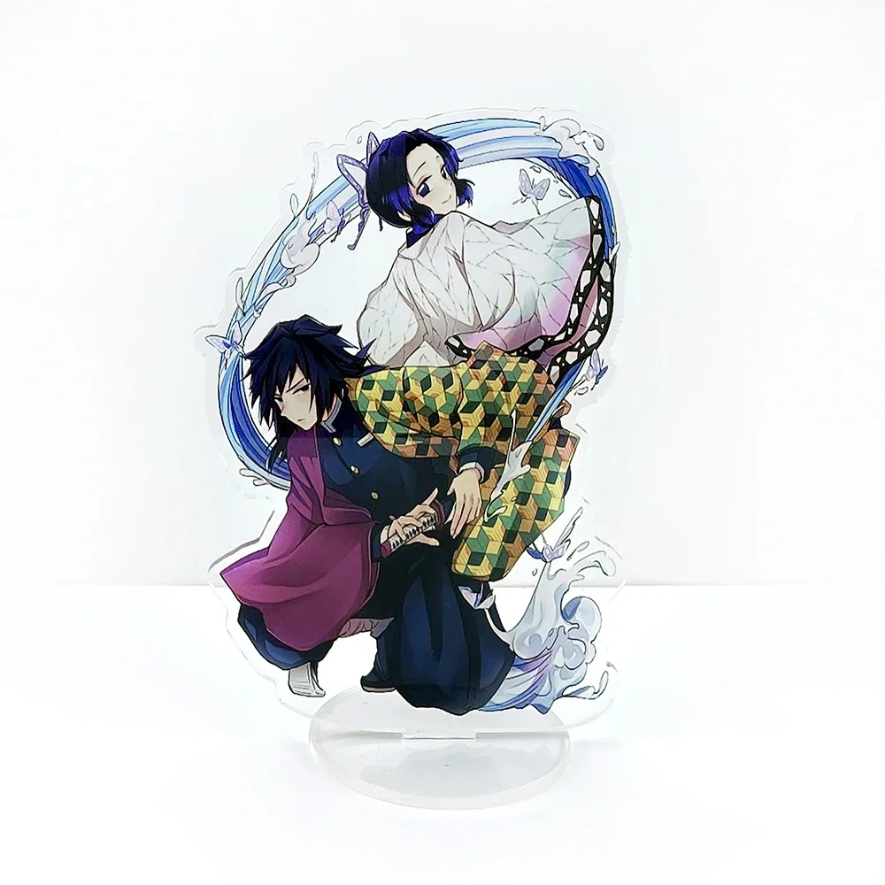 Kimetsu no Yaiba Kochou Shinobu Tomioka Giyuu couple acrylic standee figurines desk decoration cake topper