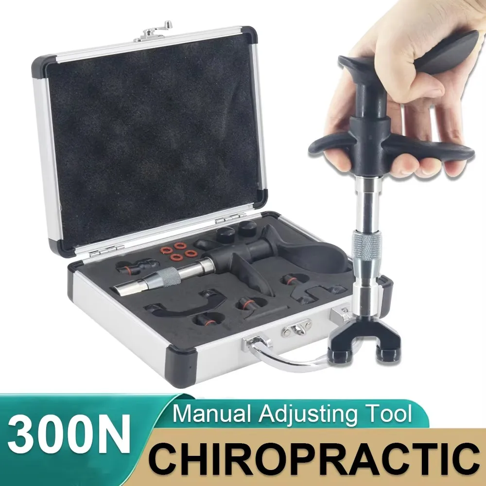 

300N инструмент для регулировки хиропрактики, коррекция позвоночника, активационная терапия, ручной массажный пистолет, здравоохранение