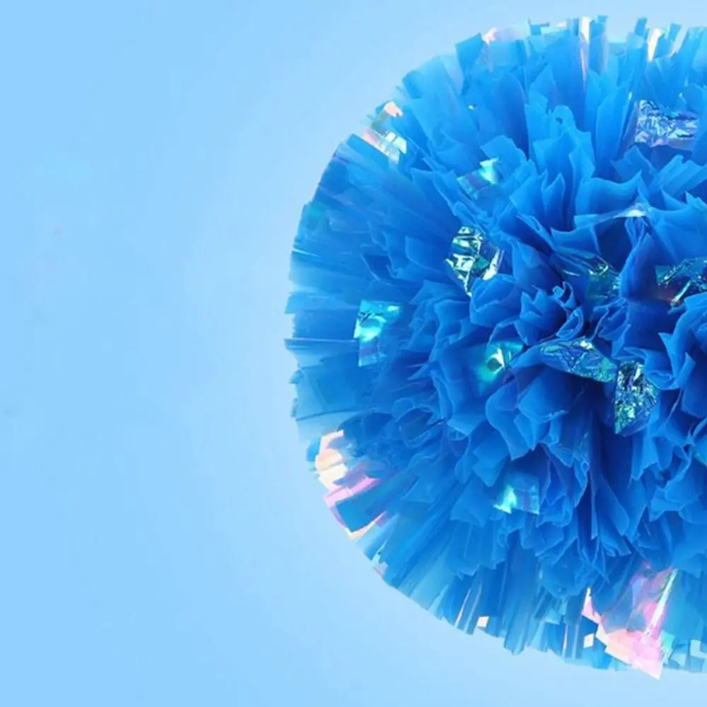 High Quality 25cm Game Pompoms 9 Colors Cheerleading Cheering Sports Match Supplies Sports Cheerleading Flower Ball