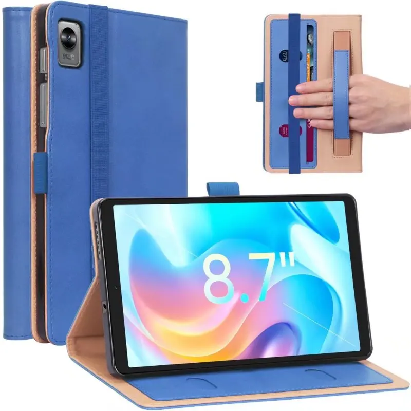 

For Tablet Realme Pad Mini Case Magnetic PU Leather Folding Stand Hard Back Shell For Realme Pad Mini 8.7 Cover Coque