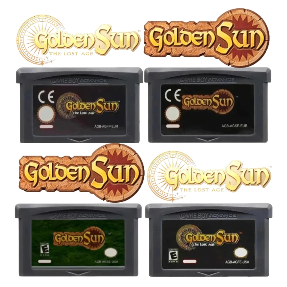 Golden Sun: The Lost Age GBA-Spielmodul USA/EUR Version Advance GBA SP DS Klassisches JRPG Retro-Videospiel-Sammlung Geschenk