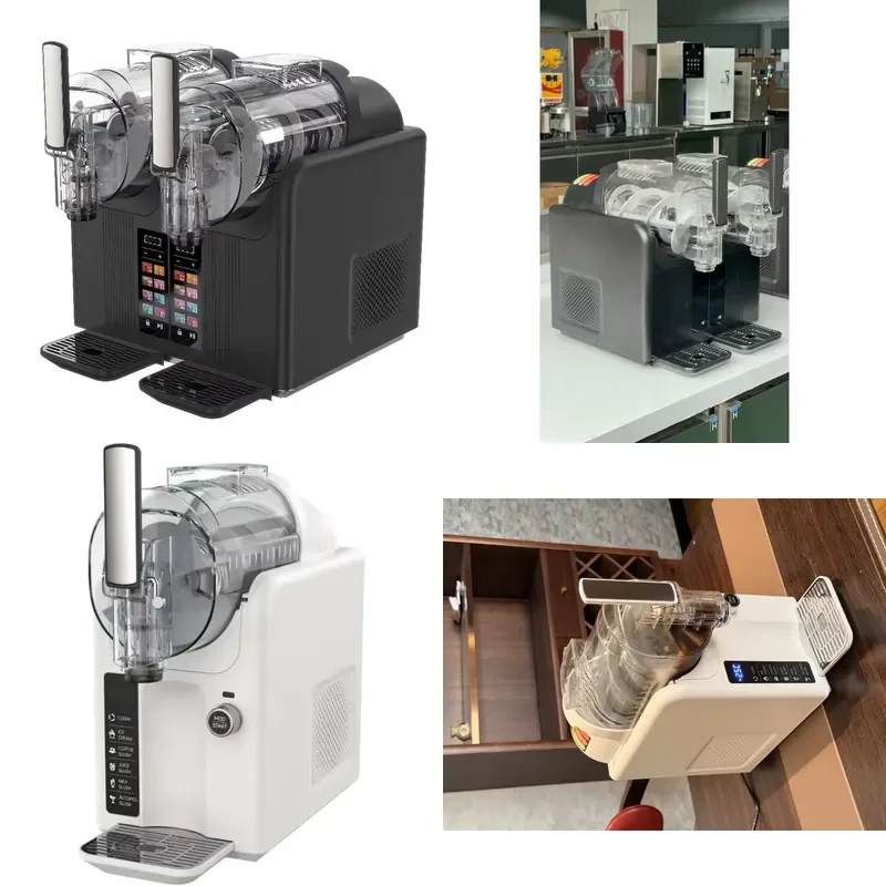 2 tank Commercial Price Pakistan Tweedehands Home Slush Machine 2 Tanks