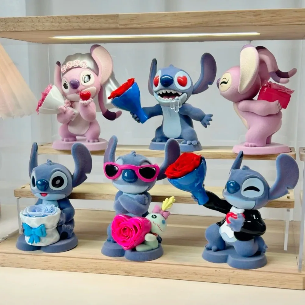 

Stitch Sweet Cool Adventure Series Blind Box Collectible Model Desktop Ornament Anime Figures Kawaii Mystery Box Birthday Gift