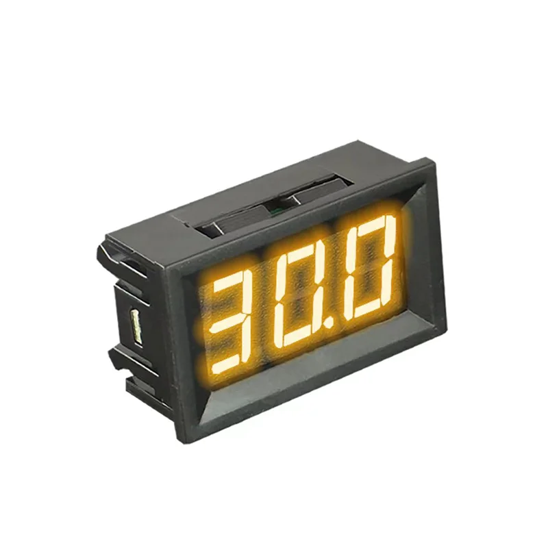 

Digital voltmeter DC 4.5V to 12V, voltage panel meter, red, blue, green, 6V, 12V, electromobile, motorcycle, car