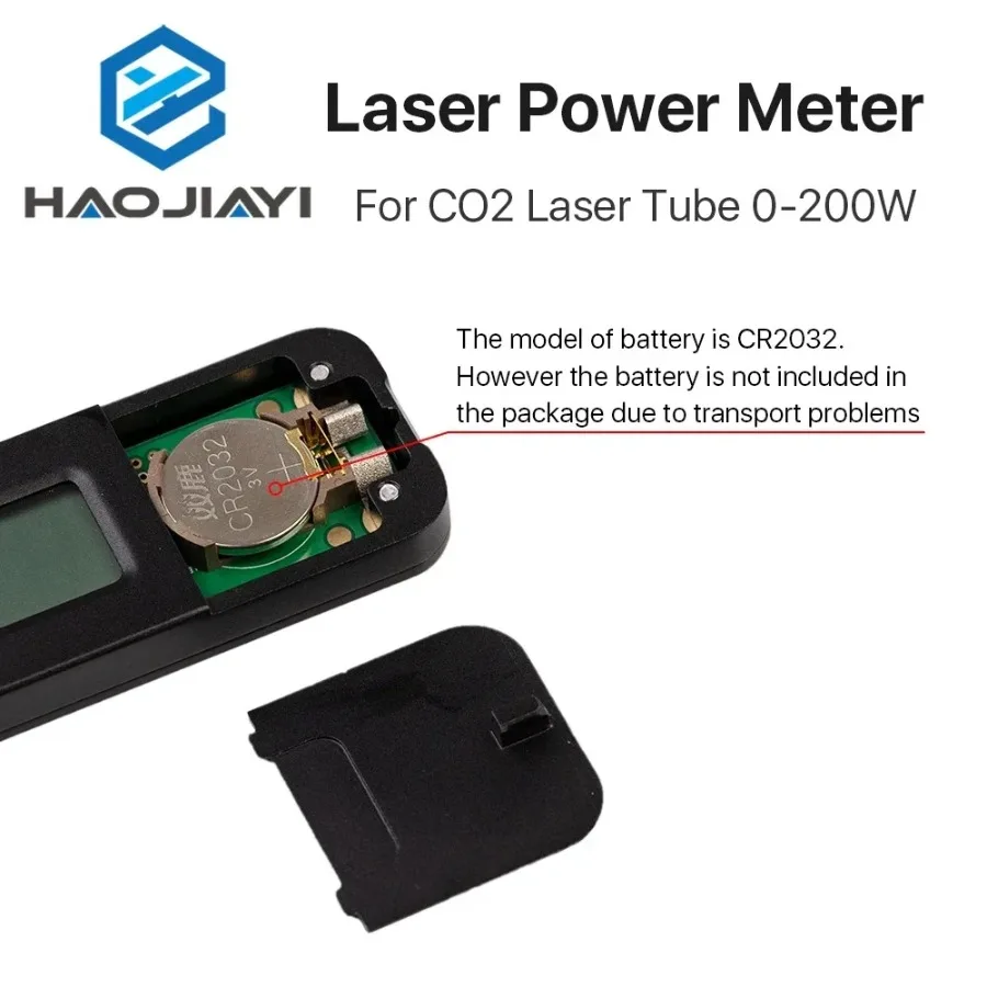 0-200W HLP-200B Handheld Power Meter, Portable CO2 Laser Tube Dynamometer for Industrial Laser Equipment