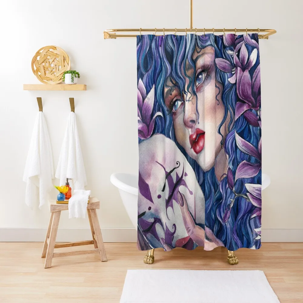 

Hiding Shower Curtain Window Anti-Mold Waterproof Shower Bathroom And Shower Curtain