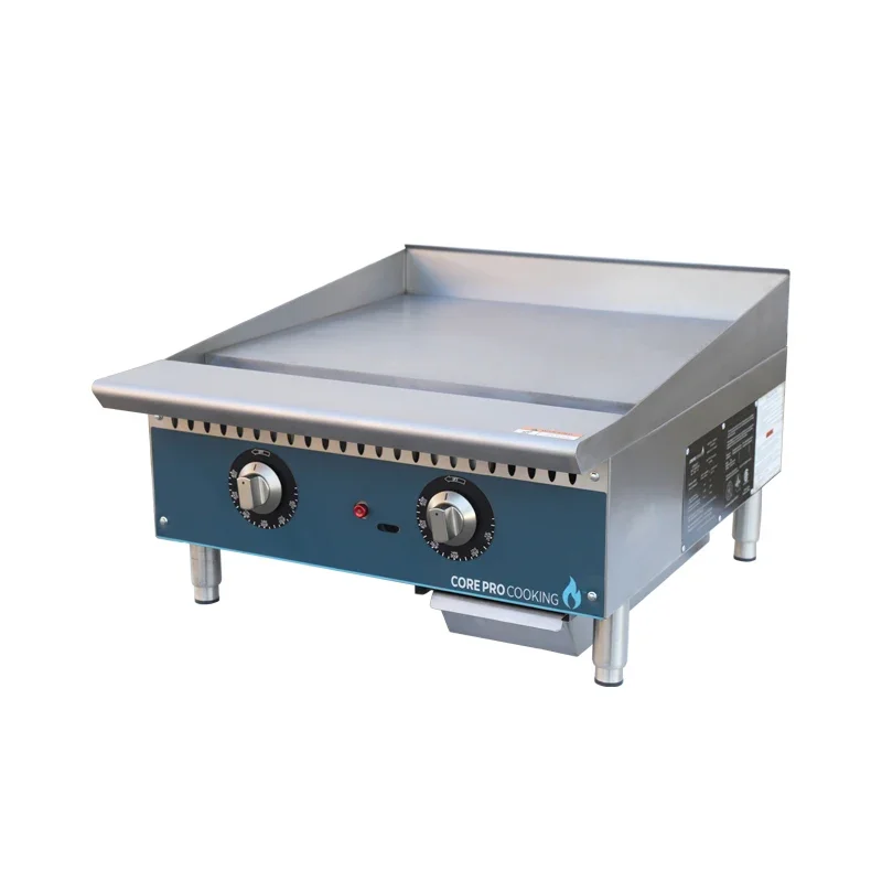 

Stainless Steel Gas Bbq Flat Top Plate Gas Griddle Commercial Gas Grill Griddle