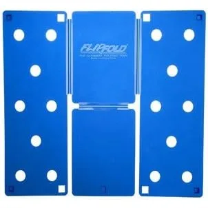 

Laundry Folder - Adult Blue, Folds Shirts in Seconds to 9x12 Rectangle
