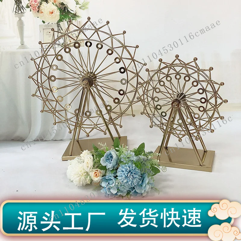 Simple Modern Living Room TV Cabinet Wine Cabinet Decoration Ornament Creative Rotating Ferris Wheel Office Desktop Decoration