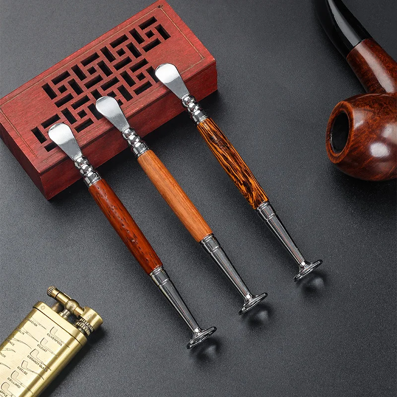 Zinc Alloy Hollow 3-in-1 Pipe Tamper Anti-extinguishing Hole Multi-functional Metal Pipe Cleaning Accessory