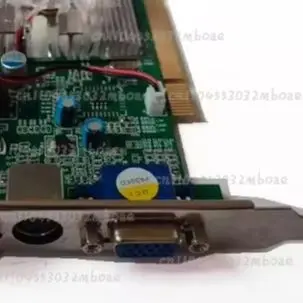 Vintage PCI GeForce FX 5200 Independent Graphics Card 128MB DVI VGA Connection for Classic Computer Hardware
