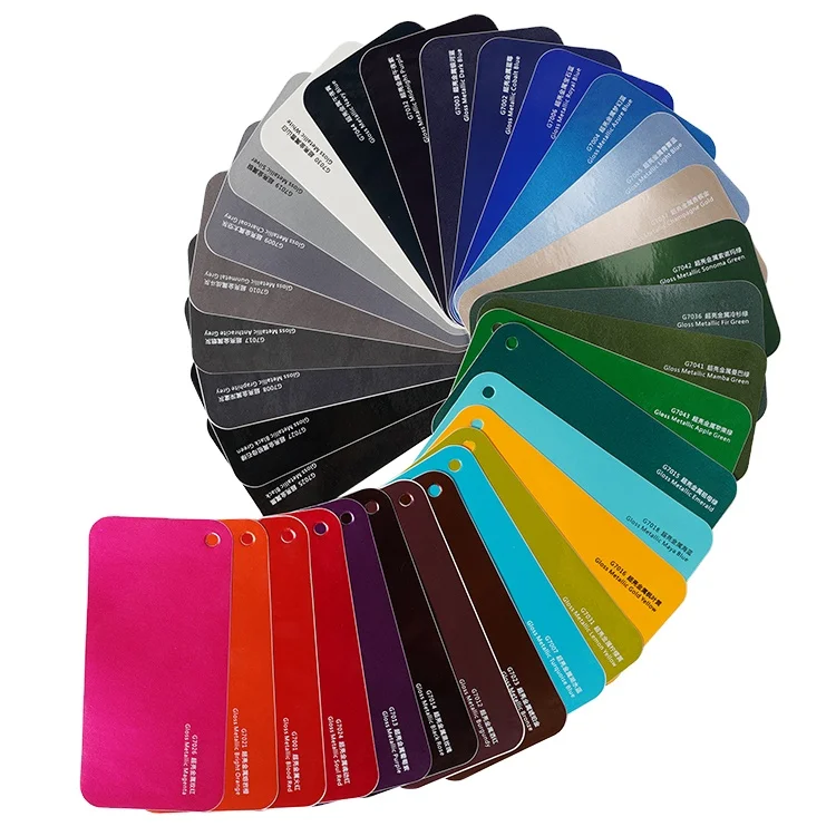 

1.52*18yard Gloss Metallic Vinyl Stickers Auto Color Changing Film Car Wrapping