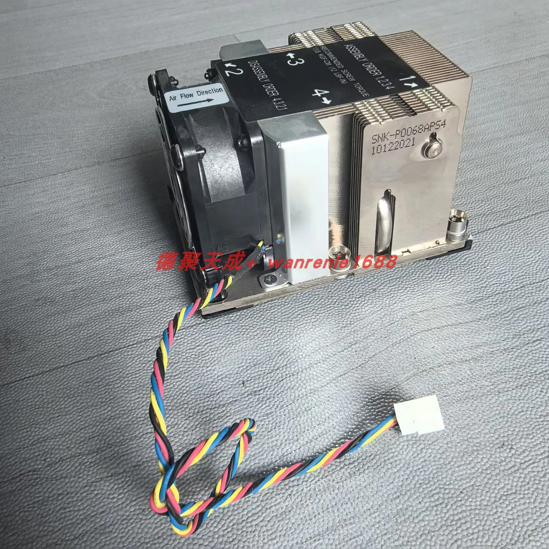 hot Supermicro SNK-P0068APS4 radiator LGA 3647 2U radiator, rectangular X11 main board