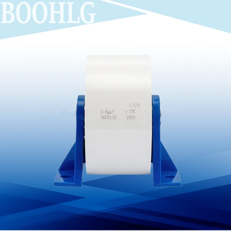 1PCS CSR High Voltage Resonant Capacitor 0.6UF 3600V 3000V DC Large Current Electronic Part