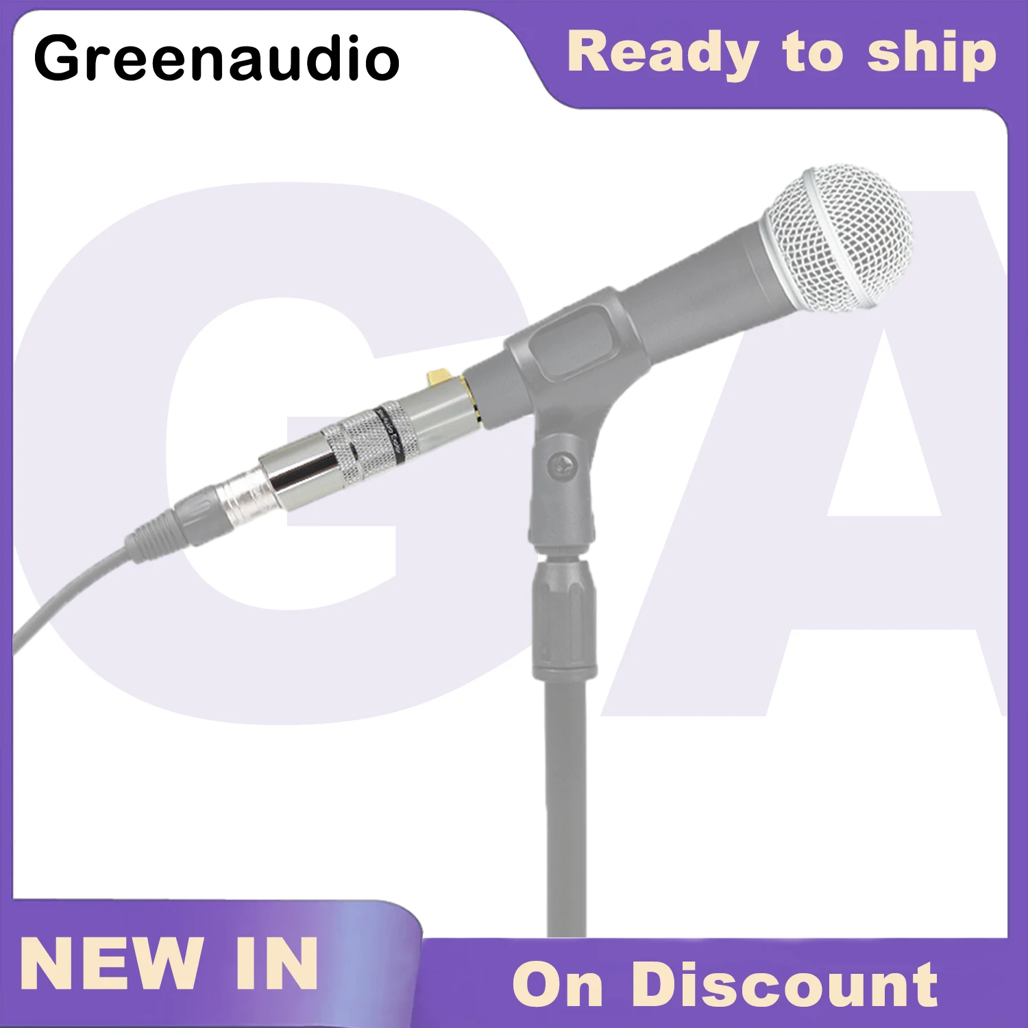 GAZ-MA17 wired microphone professional amplifier microphone pre converter net gain noise reduction recording equipment