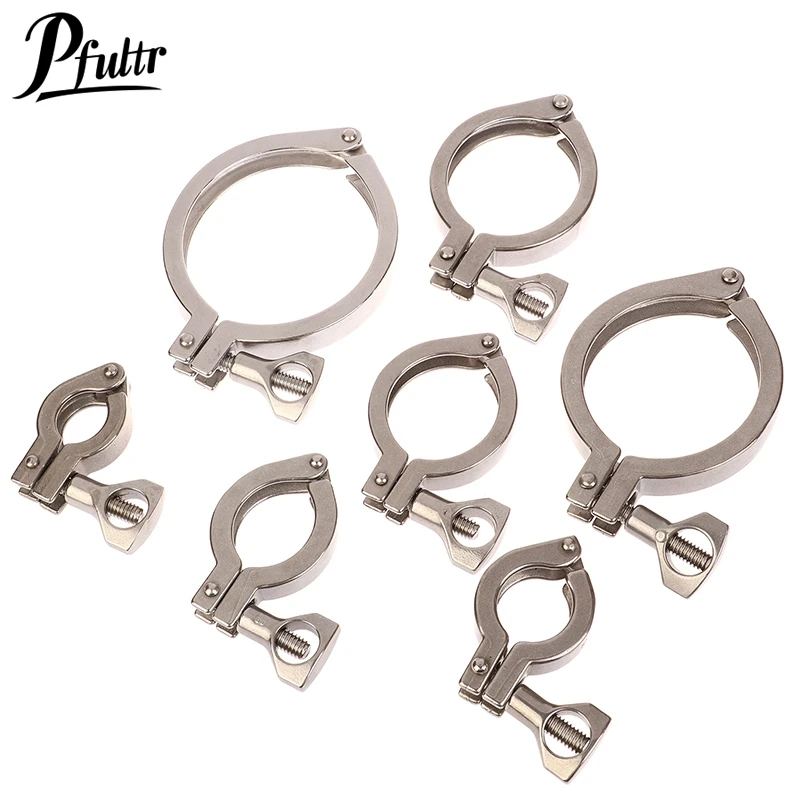 

304 Precision Cast Sanitary Clamp Stainless Steel Quick Opening Pipe Clamp Quick Installation Clamp Set Quick Installation Clamp