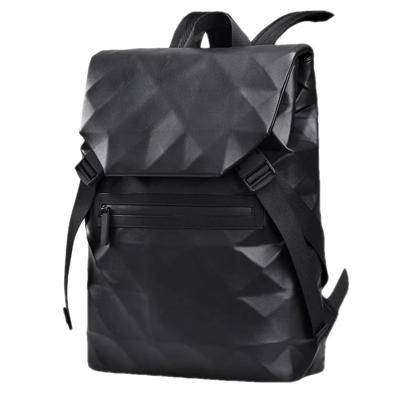 

New Rhombus Men's Backpack Business Travel Large Capacity Computer Laptop Fashion School Bag For Teenager