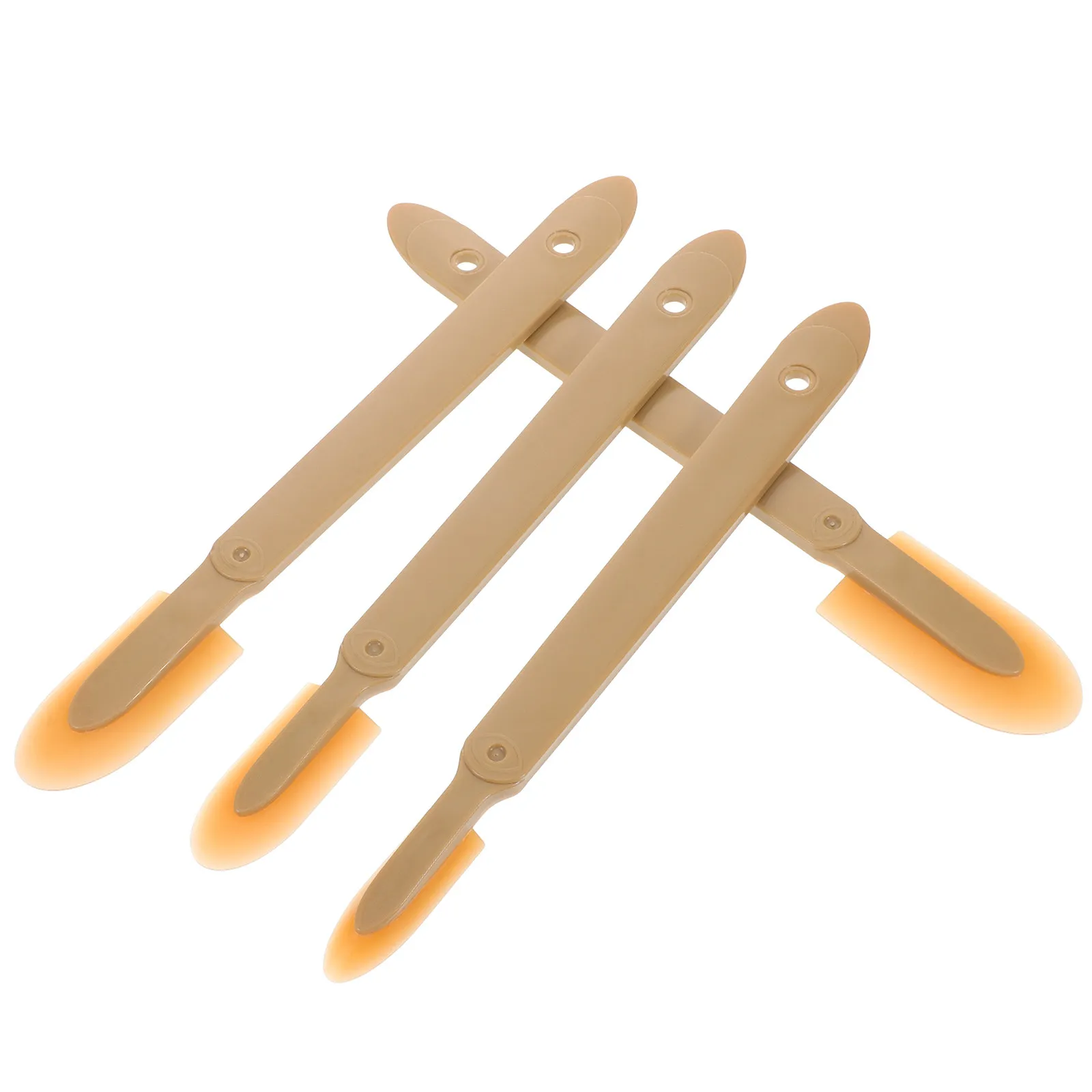 4Pcs Caulking Finishing Tool Set Manual Caulk Scrapers Extended Reach for Precise Wall Trim Kitchen Bathroom Brick Sealant