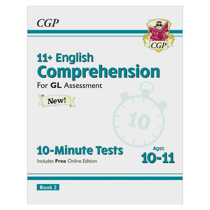 11 GL 10Minute Tests English Comprehension  Ages 1011 Book 2 With Online Edition CGP Team 9781837741052