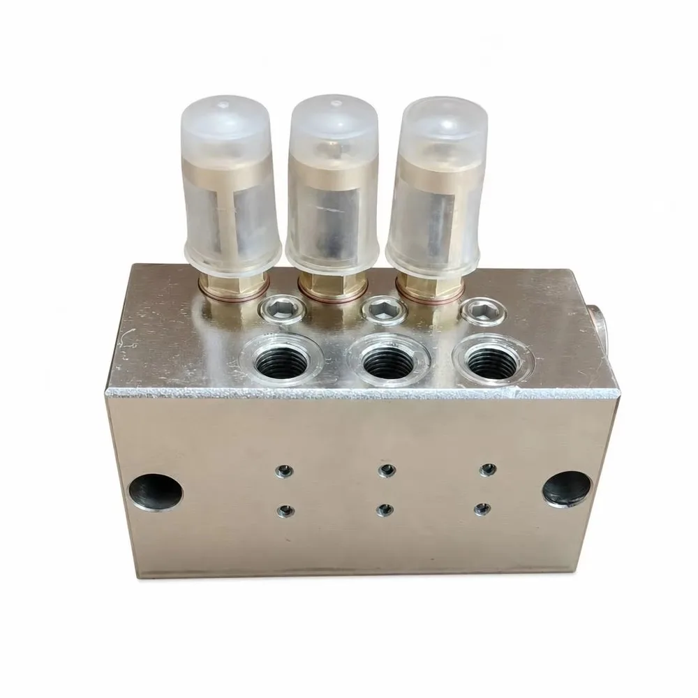 Progressive Lubrication Distributor Block 3 4 Outlet Oil Metering Manifold for CNC Machine Industrial Lubrication System