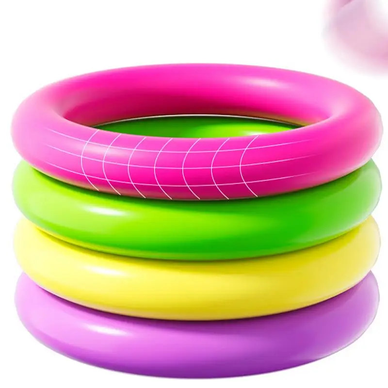 Toss Ring Game Sports Throw PE Ring Game Set Outdoor Toss Round Ring Game For Adults For Speed And Agility Practice